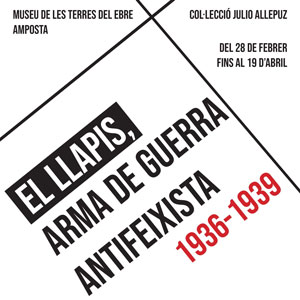 Exposició 'El llapis, arma de guerra antifeixista 1936 – 1939' - Museu de les Terres de l'Ebre 20202