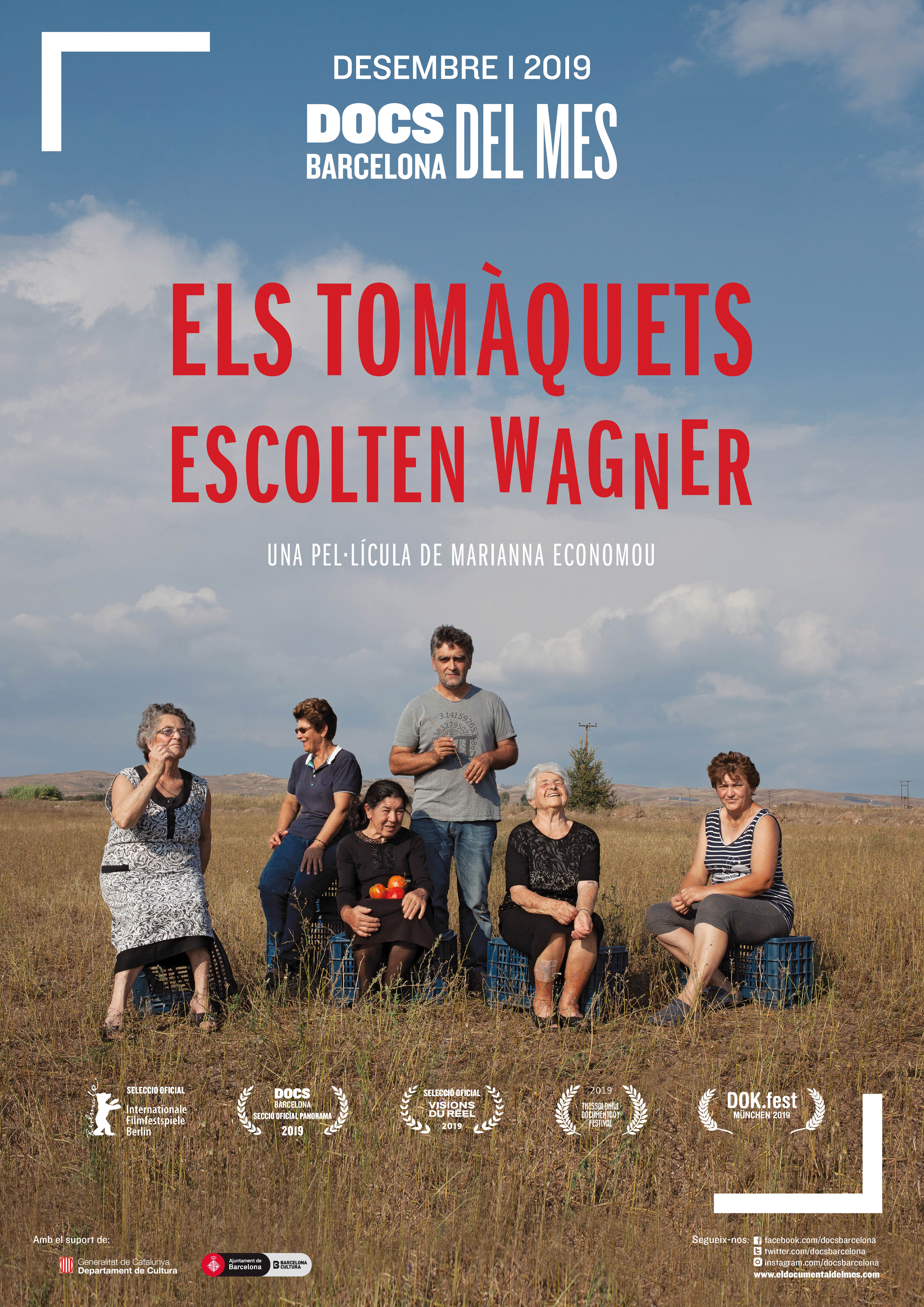 Cartell en català del documental 'Els tomàquets escolten Wagner'