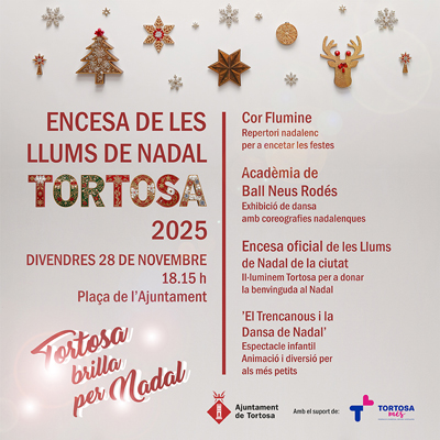 Encesa de les llums de Nadal - Tortosa 2025