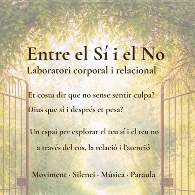 Taller 'Entre el Sí i el No', Entre el Sí i el No, Yolanda Rubio, 