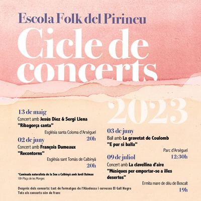 Cicle de Concerts de l'Escola Folk del Pirineu, Arsèguel, 2023