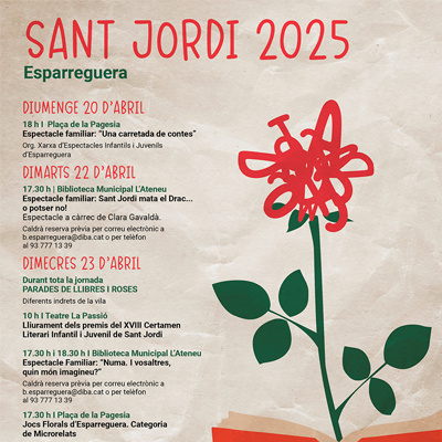 Diada de Sant Jordi a Esparreguera