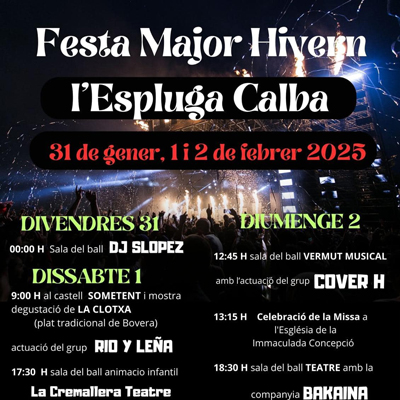 Festa Major d'Hivern de l'Espluga Calba, 2025