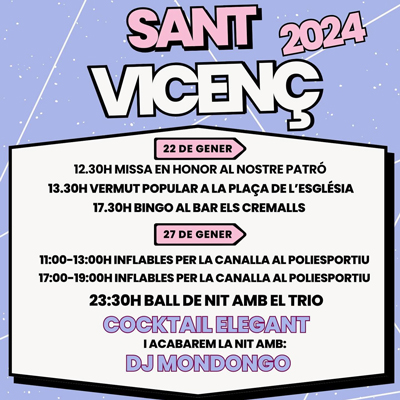 Festa Major de Sant Vicenç a Esterri d'Àneu, 2024