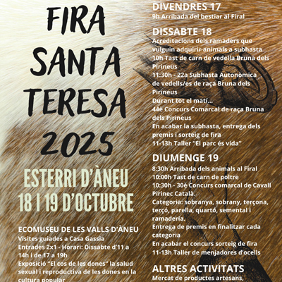 Fira de Santa Teresa d'Esterri d'Àneu, 2025