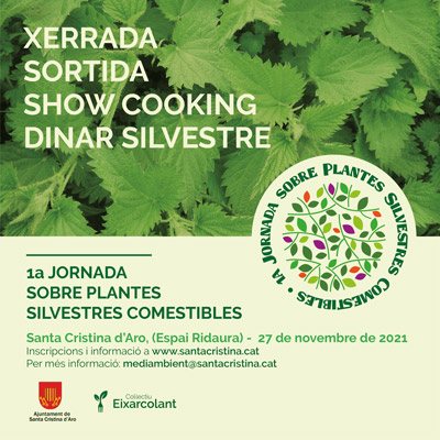 Jornada sobre plantes silvestres comestibles, d'Eixarcolant a Santa Cristina d'Aro, 2021