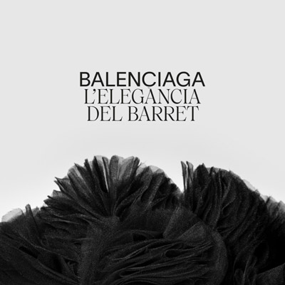 Exposició 'Balenciaga. L'elegància del barret' al Museu del Disseny, Barcelona, 2021