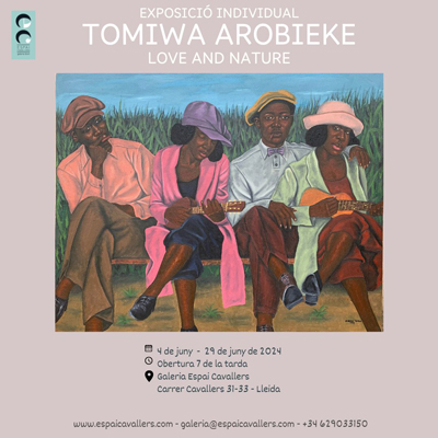 Exposició 'Love and Nature' de Tomiwa Arobieke, Espai Cavallers, lleida, 2024