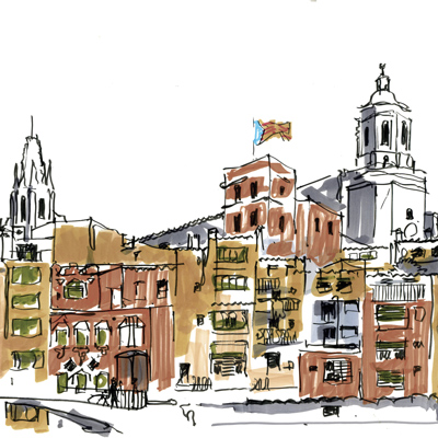 Exposició dels Urban Sketchers de Girona, 2022