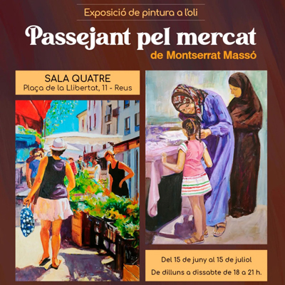 Exposició 'Passejant pel mercat' de Montserrat Massó, 2023