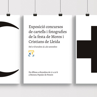 Exposició de cartells i fotografies de la Festa de Moros i Cristians, Lleida, 2022