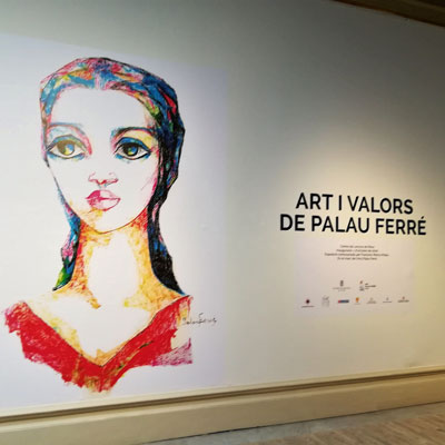 Exposició 'Art i Valors de Palau Ferré' al Centre de Lectura de Reus, 2020