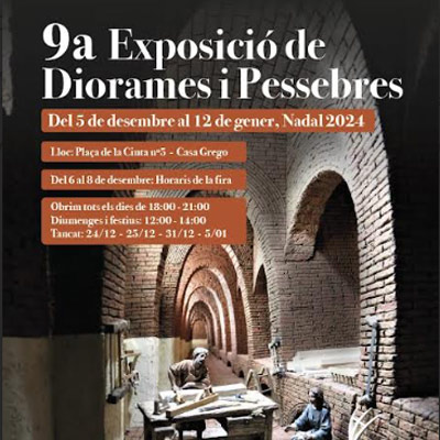 9a Exposició de Diorames i Pessebres, Tortosa, 2024, Exposició de Diorames i Pessebres, Diorames, Pessebres, 