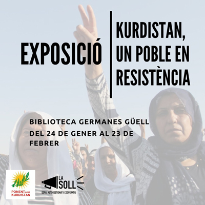 Exposició 'Kurdistan, un poble en resistència', Ponent amb Kurdistan, Tàrrega, 2023