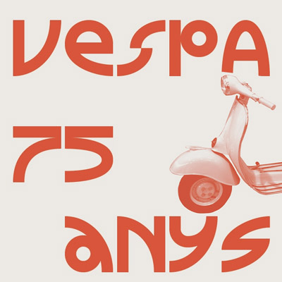 Exposició '75 anys de Vespa' al Roda Roda Museu de l'Automoció, Lleida, 2021