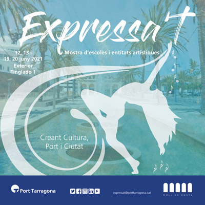 Mostra Expressa't al Moll de la Costa, port de Tarragona, 2021 Mostra Expressa't al Moll de la Costa, port de Tarragona, 2021