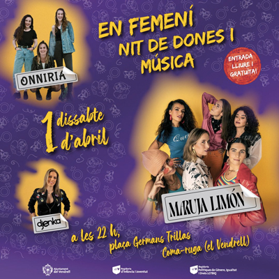 Concert 'En Femení-Nit de Dones i Música', coma-Ruga, El Vendrell, 2023