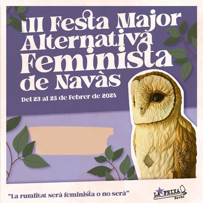 III Festa Major Alternativa Feminista de Navàs, 2024
