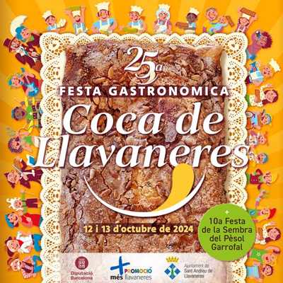 25a Festa Gastronòmica de la Coca de Llavaneres, Sant Andreu de Llavaneres, 2024