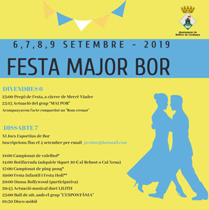 Festa Major - Bor 2019