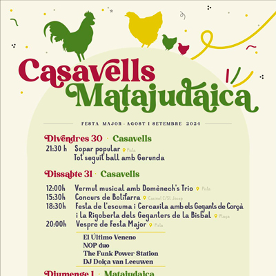 Festa Major - Casavells i Matajudaica 2024