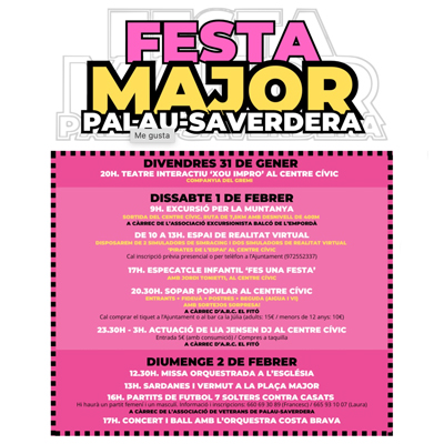 Festa Major - Palau-saverdera 2025