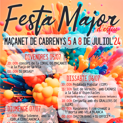 Festa Major - Maçanet de Cabrenys 2024