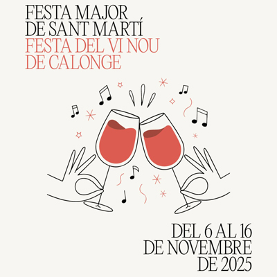 Festa Major de Sant Martí i Festa del Vi Nou - Calonge 2025