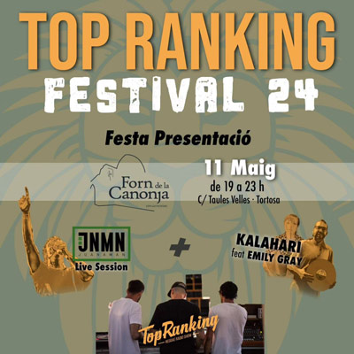 Festa presentació del Festival Top Ranking al Forn de la Canonja 2024