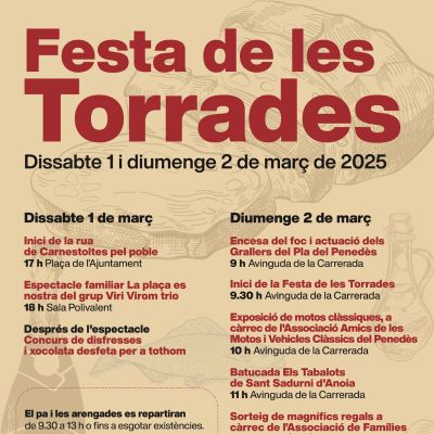 Festa de les Torrades 2025, El Pla del Penedès, 2025, Festa de les Torrades