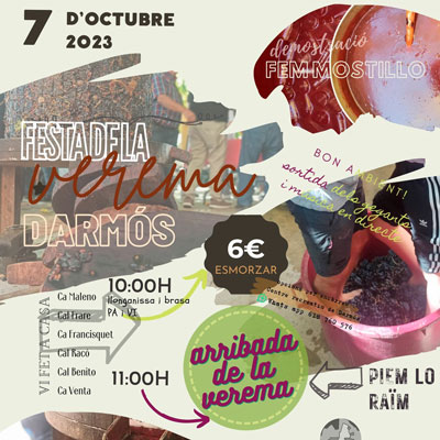 Festa de la Verema a Darmós 2023