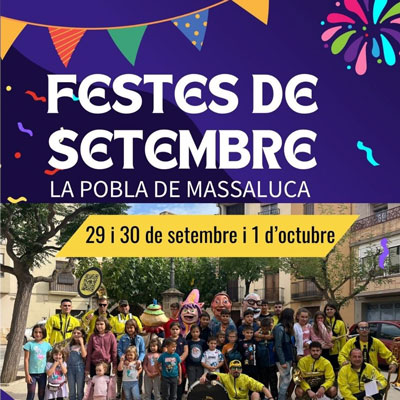 Festes de Setembre de La Pobla de Massaluca 2023