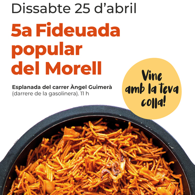 5a Fideuada popular del Morell, 2026