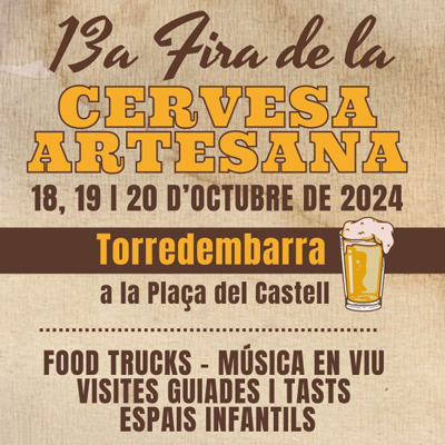 XIIIa Fira de la Cervesa artesana de Torredembarra, 2024