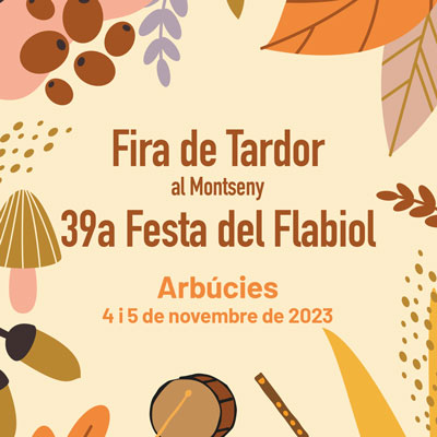 Fira de la tardor del Montseny i 39a Festa del Flabiol, Arbúcies, 2023