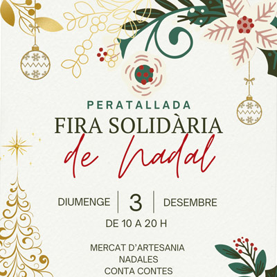 Fira solidària de Nadal de Peratallada 2023