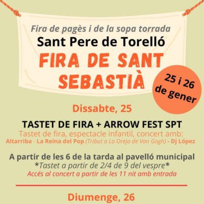 Fira de Sant Sebastià de Sant Pere de Torelló 2025, Fira de Sant Sebastià de Sant Pere de Torelló, 2025, Fira de Sant Sebastià, Sant Pere de Torelló, 