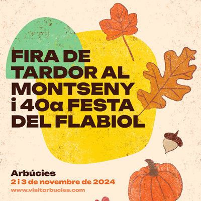 Fira de la tardor del Montseny i 40a Festa del Flabiol, Arbúcies, 2024