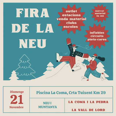 Fira de la Neu a La Coma i la Pedra, 2021