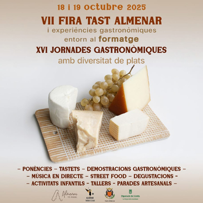VII Fira Tast i XVI Jornades Gastronòmiques d'Almenar, 2025