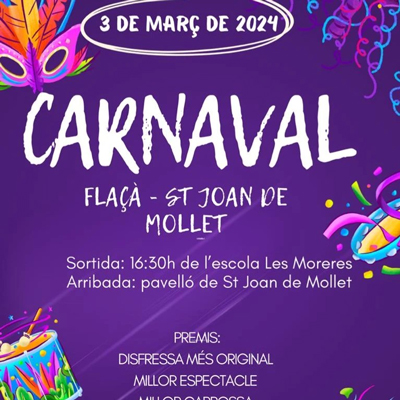 Carnaval de Flaçà i Sant Joan de Mollet, 2024