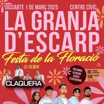 Festa de la Floració de La Granja d'Escarp, 2025