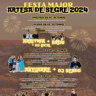 Festa Major d'Artesa de Segre 2024