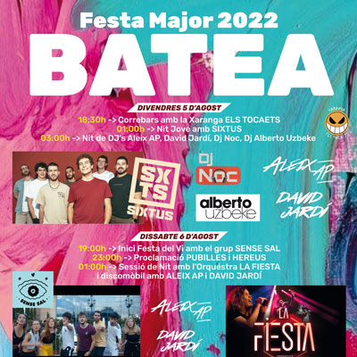 Festa Major de Batea 2022