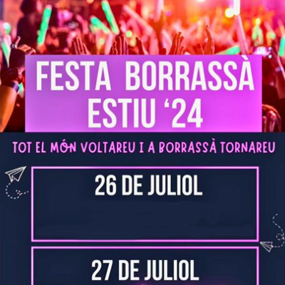 Festa Major d'estiu de Borrassà 2024