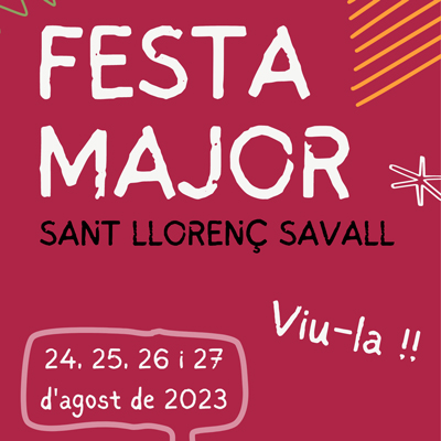Festa Major de Sant Llorenç Savall 2023