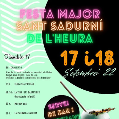 Festa Major de Sant Sadurní de l'Heura 2022