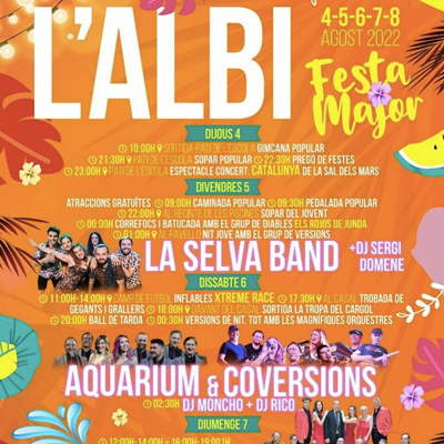 Festa Major de l'Albi, 2022