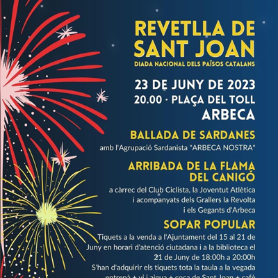 Revetlla de Sant Joan a Arbeca, 2023