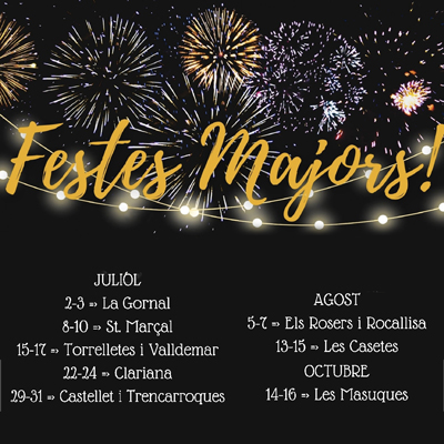 Festes Majors de Castellet i la Gornal, 2022